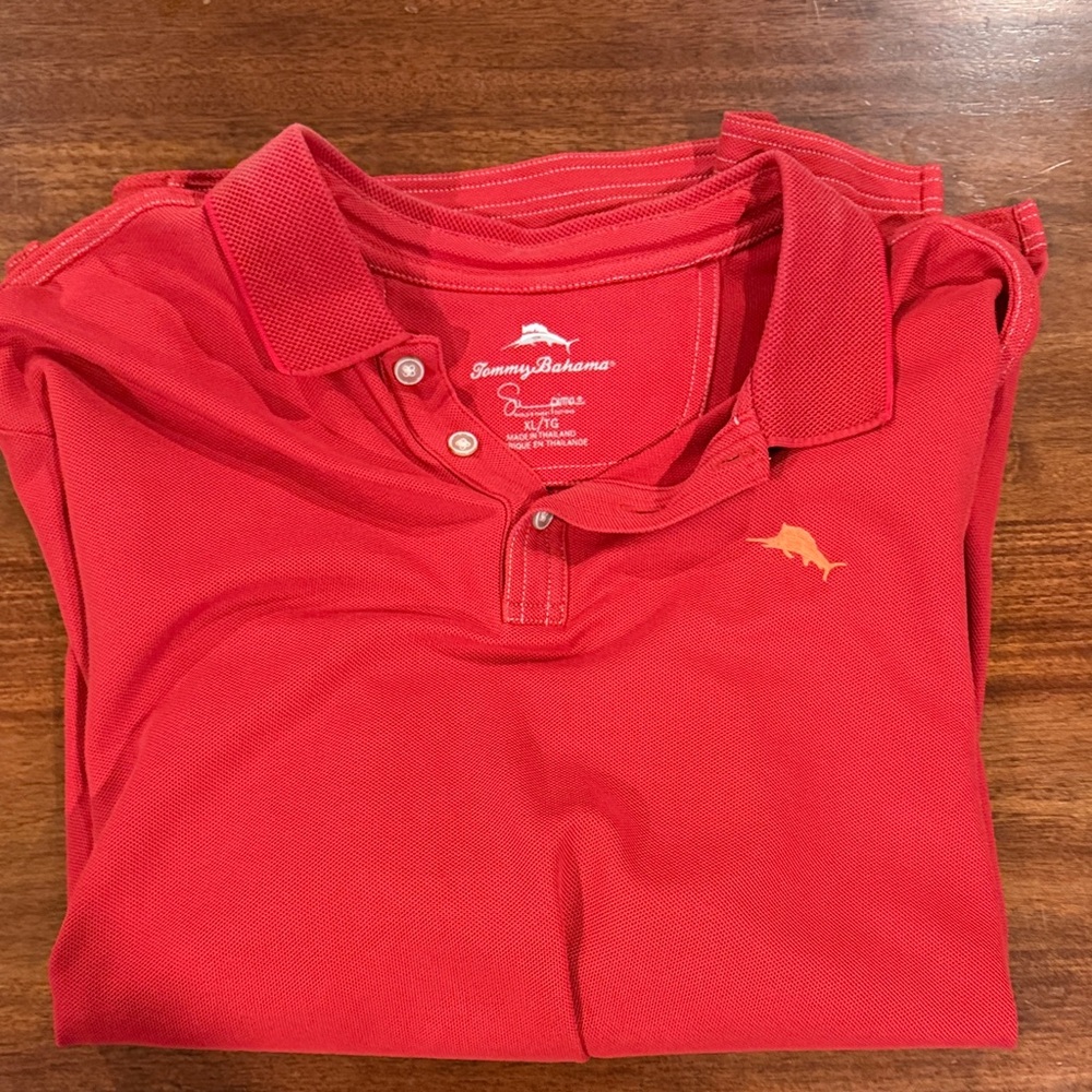Tommy Bahama Kids Polo Shirt in Bright Red